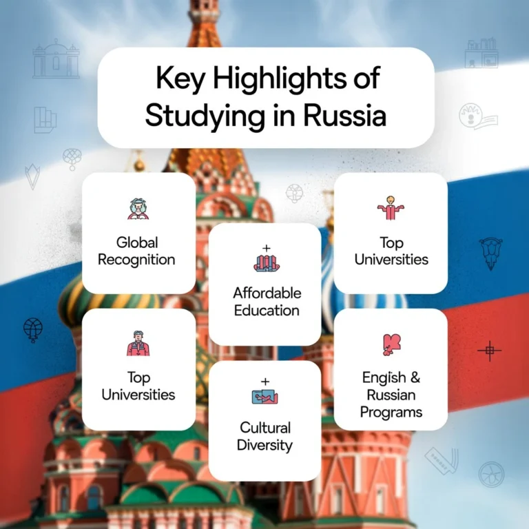 Key Highlight of studying in Russia
